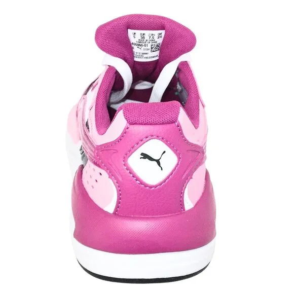 WOMEN'S PUMA VOYAGE PINK, WHITE & BLACK GYM SHOES - SIZE 7.5 - Picture 3 of 6